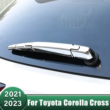ABS кола задно стъкло чистачки дюза подстригване стикер задна защита на чистачките капак за Toyota Corolla кръст XG10 2021 2022 2023 хибрид