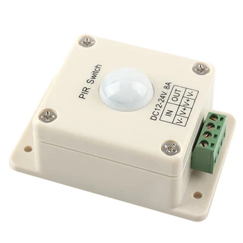 2X DC 12V-24V 8A Автоматично LED PIR сензор за движение Switch Light Lighting