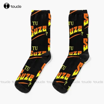 You Tu Suze You Suze Socks Womans Socks Персонализиран потребителски унисекс възрастен тийнейджър младежки чорапи Персонализиран подарък 360 ° цифров печат