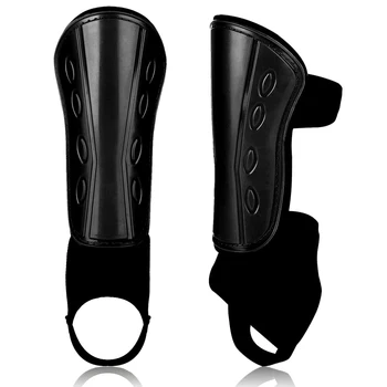 Soccer Shin Guard Slip Protective for Kids подплатени оборудване за защита на пищяла с регулируеми презрамки за поддръжка на глезена, 18X13cm