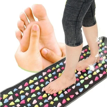 Симулация Калдъръмена подложка за здравеопазване на краката Начало Комфортен масаж на краката Чакъл Пътна болка Облекчаване на подложка за подложка Грижа за краката 5S