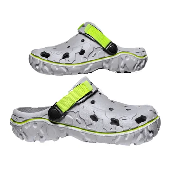 Летни сандали Вътрешни противоплъзгащи дишащи леки плажни чехли Мъжки градински обувки 2023