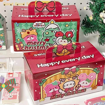 Коледни подаръци Blind Box Cartoon Creative Cute Lucky Gift Box Kawaii Коледен канцеларски комплект за деца изненада подарък
