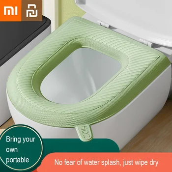 Xiaomi Youpin тоалетна седалка възглавница пяна пръстен водоустойчив мек преносим силикон за многократна употреба тоалетна чаша покрива аксесоари за баня