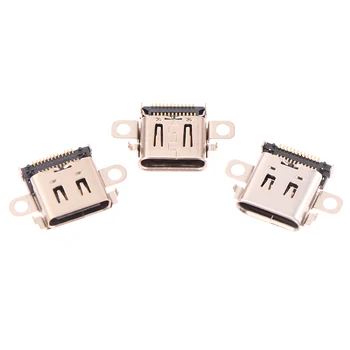 1PCS за NS превключвател OLED USB порт за зареждане Socket Lot за превключвател Lite конзола мощност конектор тип-C гнездо порт