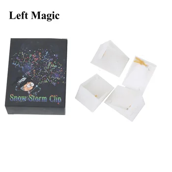 Държач за снежна хартия Магически трикове снежна хартия Професионална илюзия етап магия подпори за магьосник ментализъм комедия трик