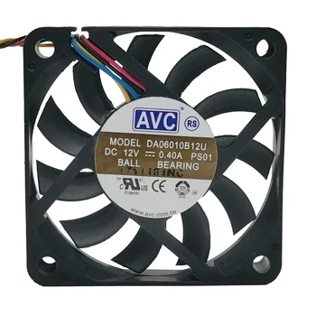 Нов оригинален AVC 12v0.40a DA06010B12U 6010 ултра тънка дънна платка CPU 6cm 4-жичен PWM регулатор на скоростта вентилатор